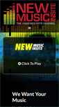 Mobile Screenshot of newmusicinsite.com